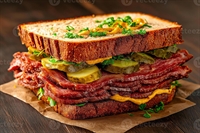 deli sandwich shop with - 1