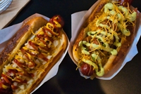 established chicago-style hot dog - 1