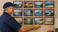 artwork picture mirror installation - 1