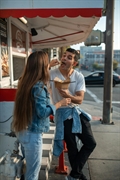 food stand with real - 1