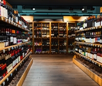 high-end liquor store with - 1