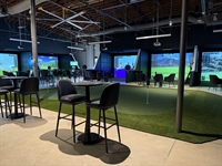 indoor golf simulator with - 2