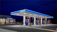 gas station with full - 1