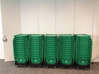 established green bin moving - 3
