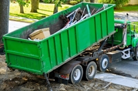 dumpster rolloff rental wreckage - 1