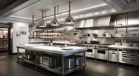 commercial meal prep kitchen - 1