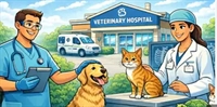 unique small town vet - 1