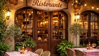 authentic italian restaurant-indoor outdoor - 1