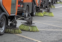 commercial professional power sweeping - 1
