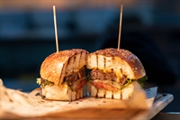 franchise burger restaurant with - 1