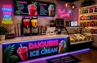 turnkey daiquiri bar ice - 1