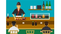 japanese restaurant with beer - 1