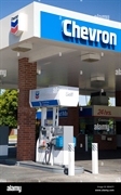large chevron station with - 1