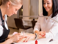 established nail salon with - 1