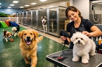 built pet facility with - 1