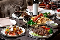 upscale steakhouse with great - 1
