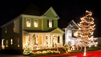 established holiday lighting outdoor - 1