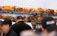 high-volume bagel shop with - 1