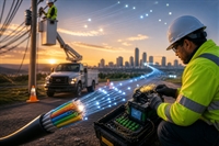 fiber optic telecom construction - 1