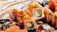 excellent sushi restaurant close - 1