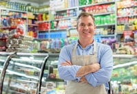 very busy grocery store - 1