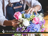 event-focused florist business orange - 1