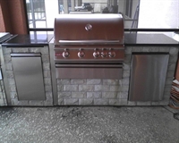 established outdoor grill kitchen - 1