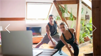 e-commerce fitness portfolio with - 1
