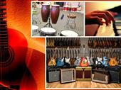 well-established musical instrument store