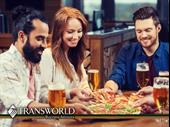 eclectic bar restaurant with