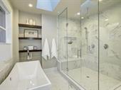 glass shower doors mirror