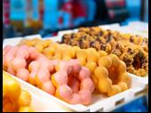 trendy donut boba tea