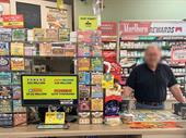 established convenience lottery store