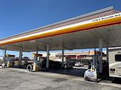 shell branded gas station