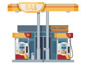 shutdown gas station with