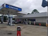 chevron gas station with