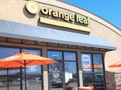 well established orange leaf