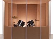 established drum silencer booth