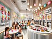 queens frozen yogurt shop