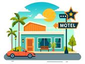 motel property with downtown