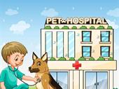 animal hospital with real