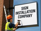 sign installation business