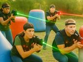 mobile laser tag team