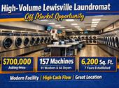 high-volume laundromat 157 machines