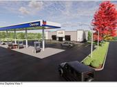 gas station with property