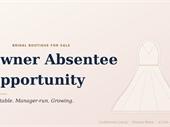 owner absentee bridal boutique