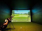 thriving indoor golf facility