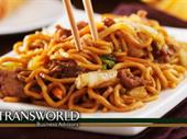 well-established chinese restaurant busy