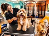 well-established dog grooming boarding