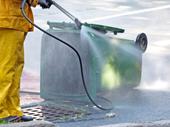 turnkey curbside trashcan cleaning